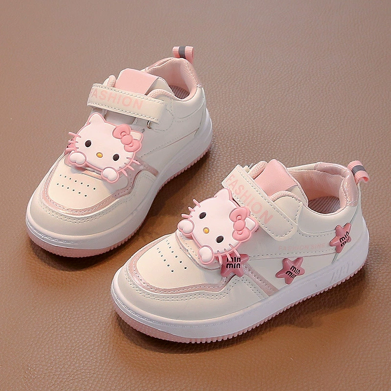 [Спотовое] Девочки с липучкой низкоуровневый кроссовки Love Chain