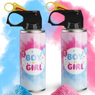 Cross-border new 260ml spray color spray powder spray corn powder gender reveals party atmosphere props