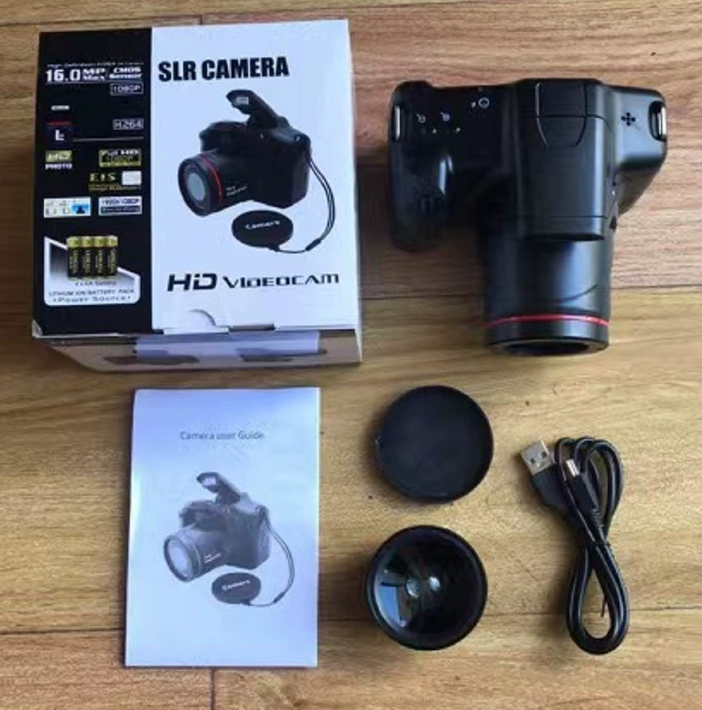 Цифровой фотоаппарат XH05s, 16 МП, Full HD 1080p, 2,4-дюймовый LCD, компактный стиль SLR