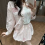 新款春季百搭松紧衬衫
