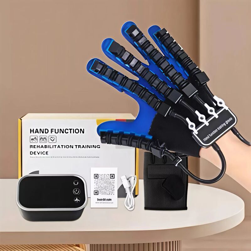 Cross-Border Rehabilitation Robot Gloves, Hand Function Exercise Equipment, Five-Finger Flexion and Extension, Intelligent Robot Massage