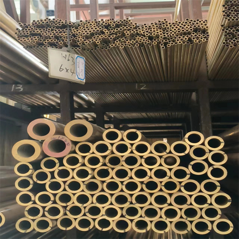 黄铜管 精拉H65黄铜管薄壁空心铜管激光切割H65小口径毛 细铜管