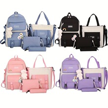 R 27549 Nylon Five-Piece School Backpack Set Сѧ�������װ