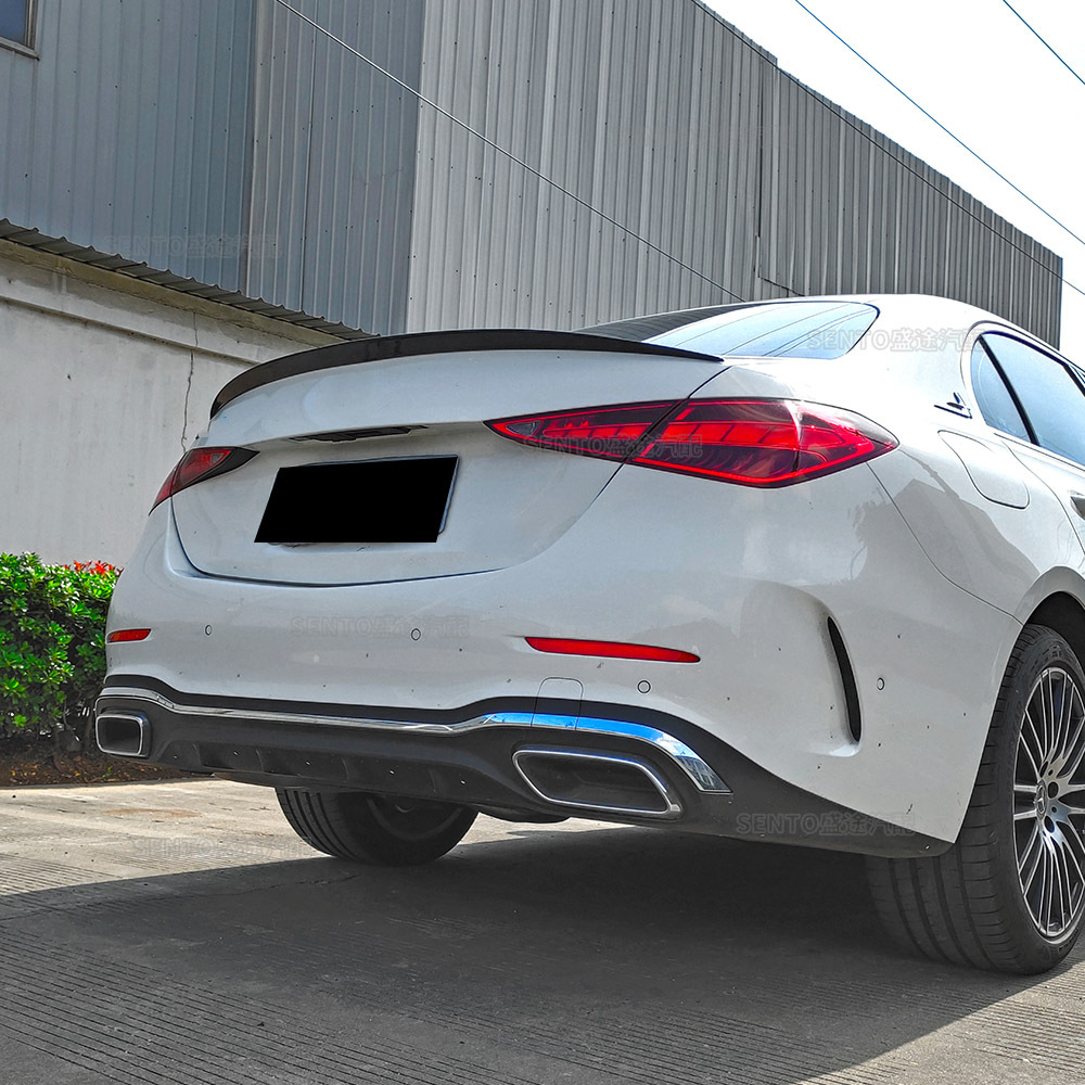 Suitable for Mercedes-Benz 2022 New C- Class W206 modified tail C200 C260 rear spoiler constant wind wing pressure wing