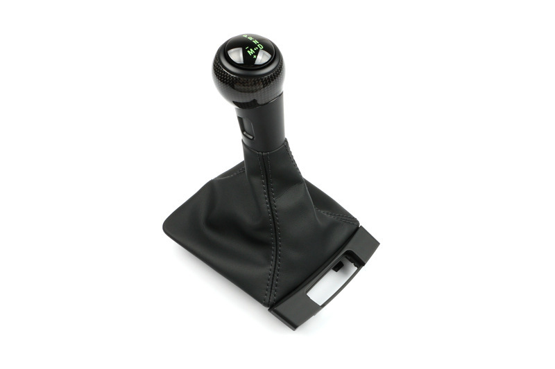 Suitable for Porsche GT4 gear shift knob, 718 Cayman, 911, Boxster, genuine leather, suede, carbon fiber gear shift cover