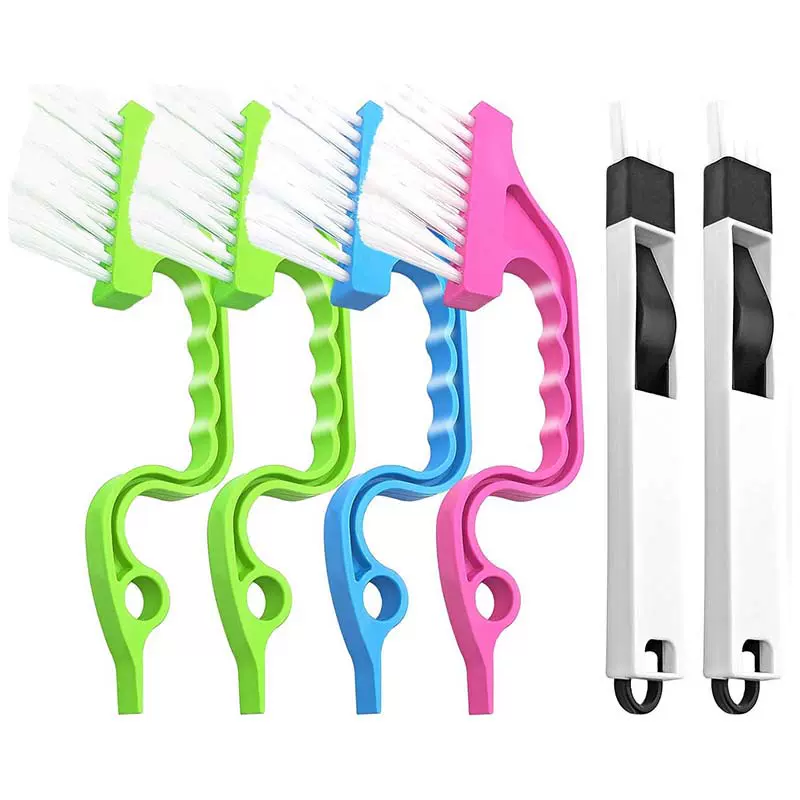 天鹅造型手握式沟槽门窗缝隙刷厨卫凹槽清洁刷空调百叶刷键盘刷子