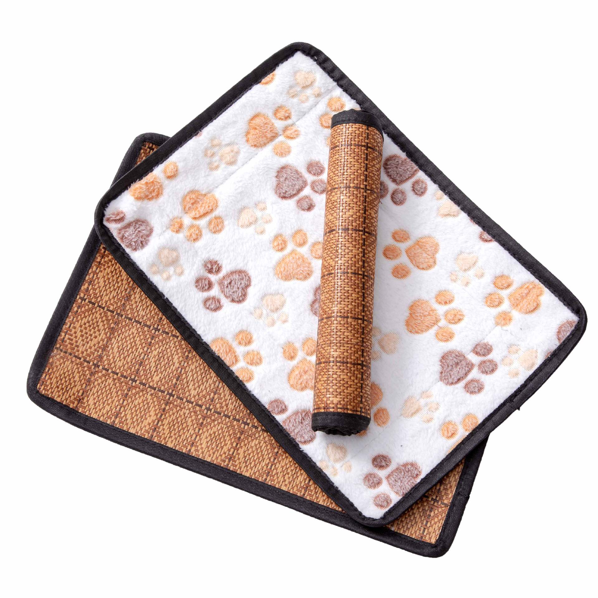 Tapis carré pour chien et chat personnalisable_voghion.com