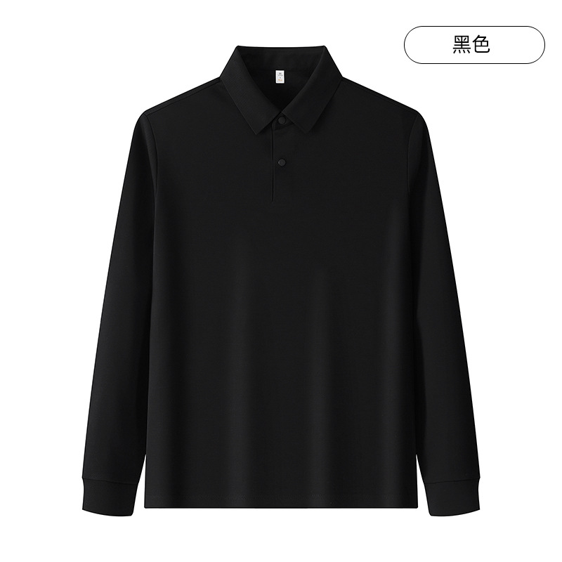 Hombres de camiseta de camiseta de polo de golf, ropa de trabajo, camiseta de polo de manga larga de alta gama personalizada