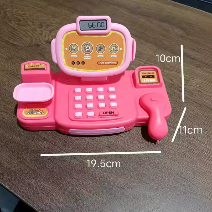 Детский многофункциональный кассовый аппарат мультфильм супермаркет кассовый дом девушки игрушки 3-6 подарочные игрушки оптом