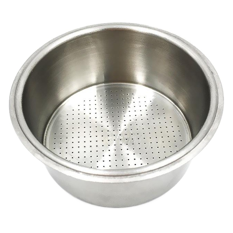 51MM máquina de café de alta presión Doble Taza 2 Taza colador poroso sin presión Americano tanque de polvo de una sola capa de acero inoxidable tazón de polvo