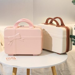Vintage 14-inch Mini Handheld Suitcase Small Luggage Gift Storage Makeup Bag 16-inch Password Box