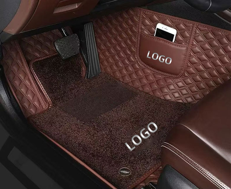 For Mercedes-Benz E300L C260L C200L GLC300L GLC260L GLE car mat LOGO