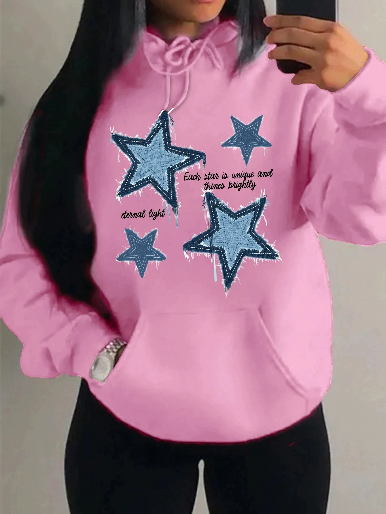 Retro multicoloured comfortable sweatshirt for leisure, loose fit