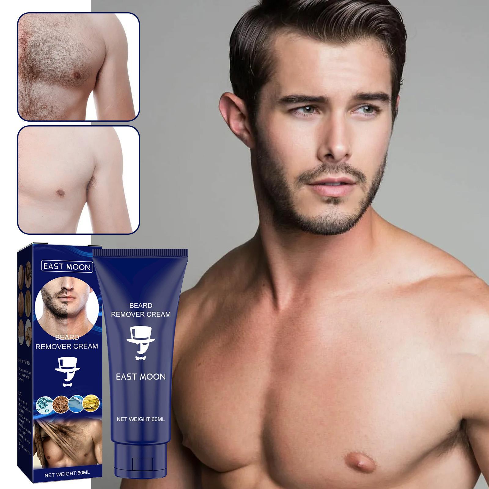 East Moon Men&#39;s hair removal cream Moderate clean stimulate beard Armpit Body Chest hair Depilatory creams