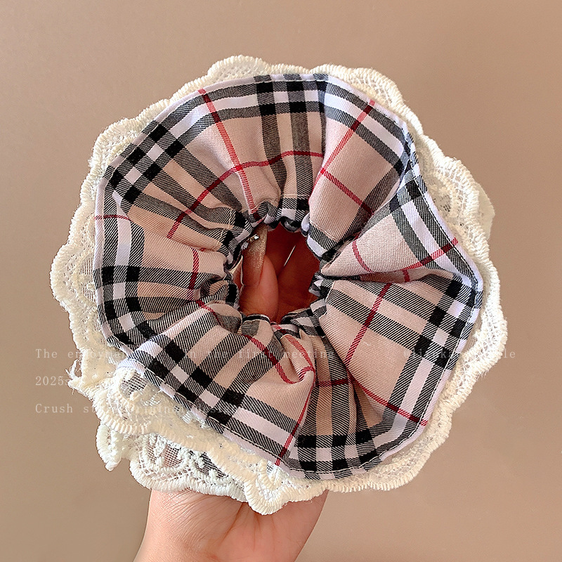 F1948 체크무늬 레이스