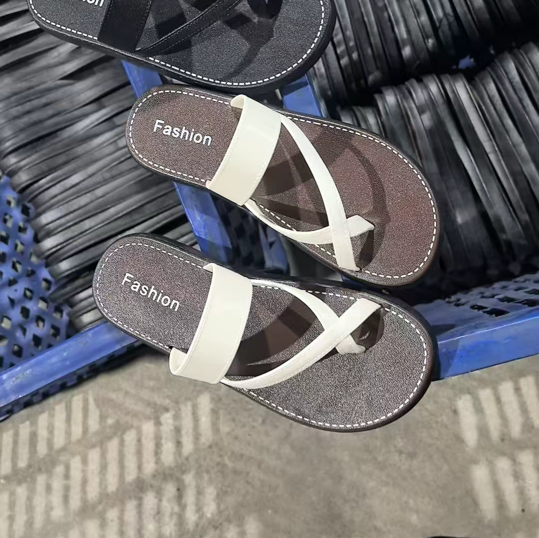 Slide, summer slippers, high footwear, flip flops for leisure, french style, high-quality style