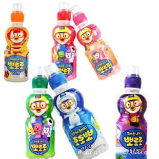 Postage BOO Lele South Korea Imported Children's Beverage 235ml/Bottle Fruity Milk Beverage Hi Box Accompanying Gift Wholesale