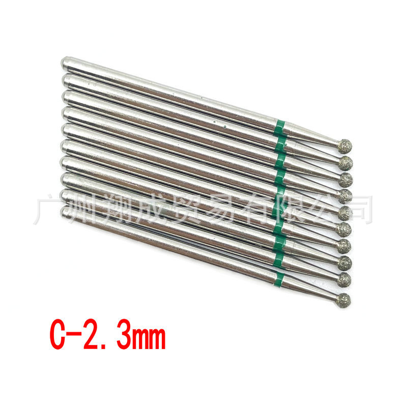 10 unids Amazon Venta caliente nail art carborundum pulido traje uñas descarga taladro piel muerta eliminación diamante Taladro