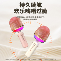 Aishomei V2 home karaoke singing bluetooth speaker microphone all-in-one handheld microphone mobile phone karaoke artifact