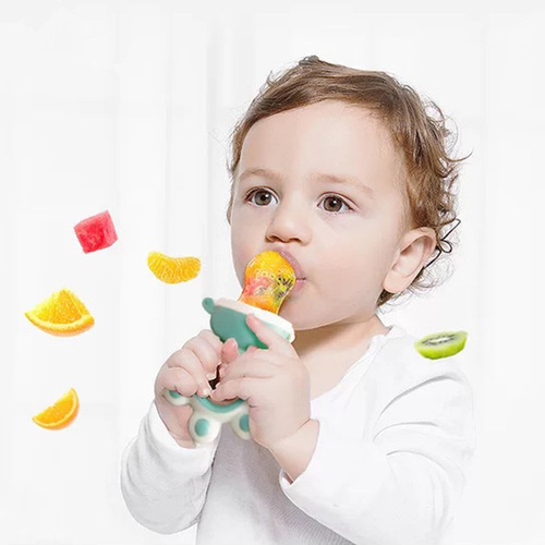 Factory direct sales new model to promote nutritional fruit and vegetable happy bite bag baby bite happy bag pacifier bite happy bag