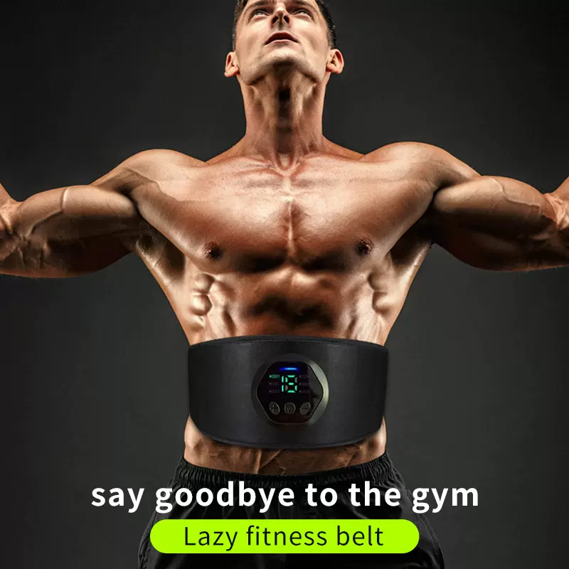 智能腹肌贴健身仪肌肉贴健腹贴训练仪健腹器批发EMS运动器材收腹