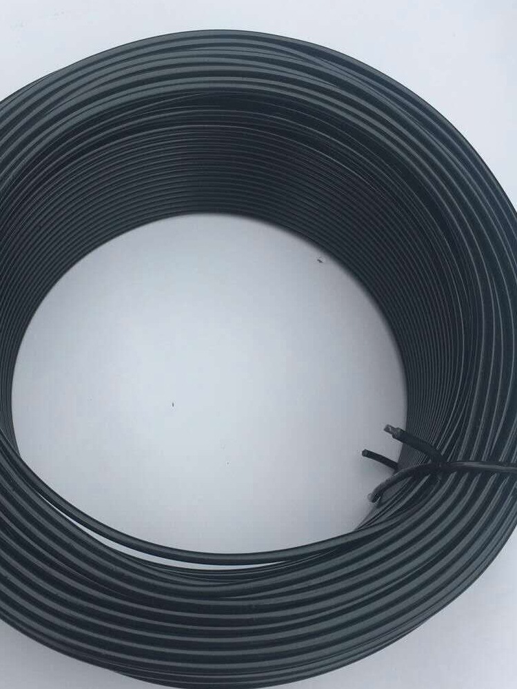444Z wholesale 2.5mm plastic-coated tying wire, black iron tying wire, wrapped iron wire, plastic-coated tying wire, ligating wire