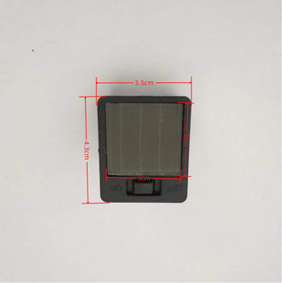 Factory wholesale solar cell box accessories amorphous silicon white light double light led light outdoor waterproof square light
