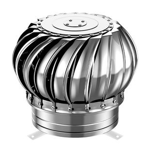 Unpowered air cap roof ventilator thickened stainless steel exhaust cap factory flue breeding plant rainproof exhaust vent