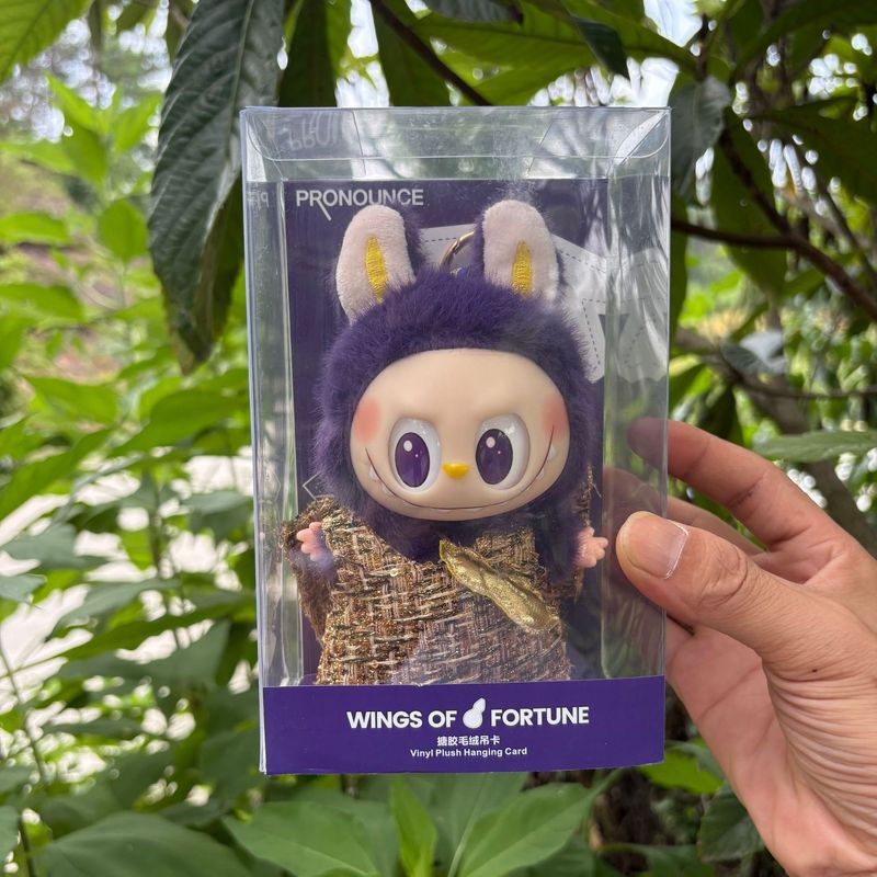 新品毛绒棕色小天使小首领拉布玩偶布搪胶公仔钥匙扣七夕礼物挂件|undefined