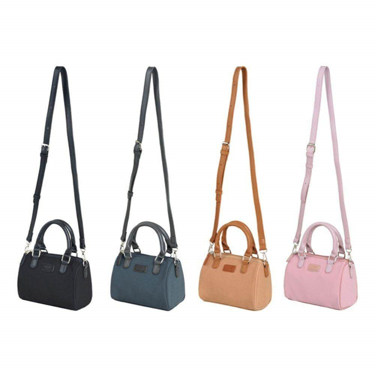 跨境日本乐天波士顿包复古pu斜挎包女包单肩包手提包中古背包bags