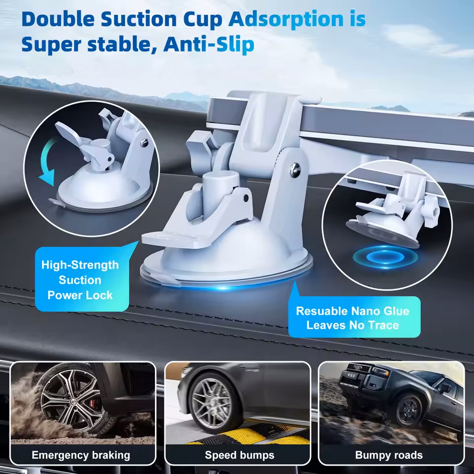 For Mini Devices, Car Suction Cup Mount, Star Mini Car Roof, Sunroof, Front Window, Rear Window Glass Suction Cup Mount