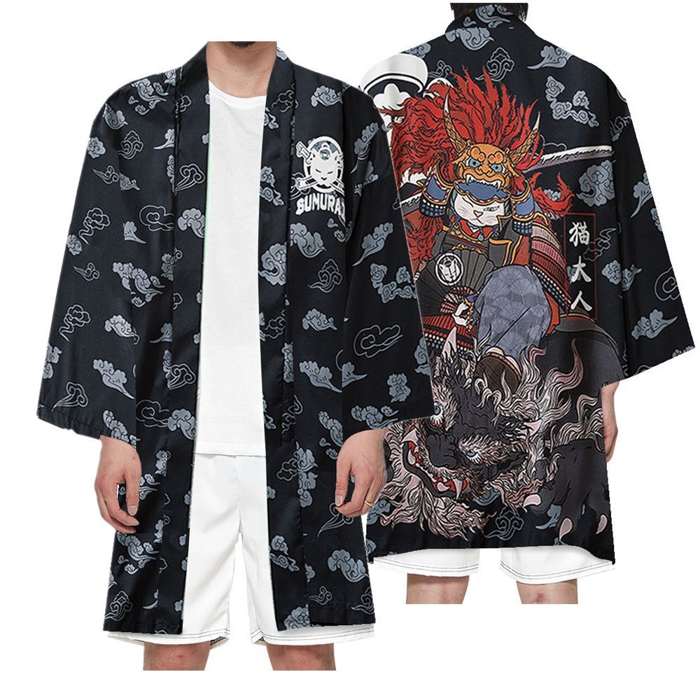 우키요에 긴 망토 007