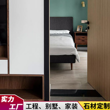 天然门槛石过门石大理石板材批发加工石材入户房间门坎飘窗踢脚线
