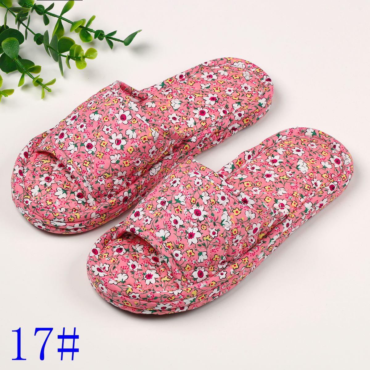 삼겹 꽃무늬 원단 여성용 17호