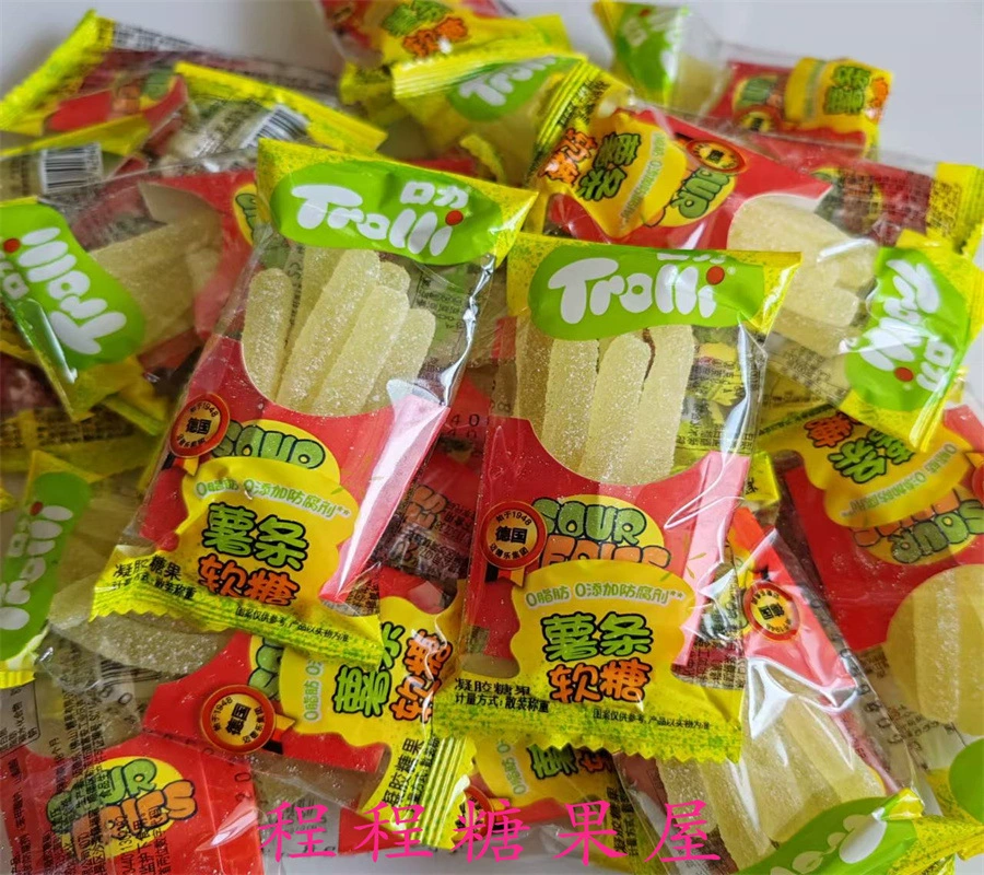 Жевательная конфета (Trolli) Гамбургер, фруктовые вкусы, QQ-конфеты для детей, разные упаковки