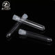 PS test tube-free disposable plastic test tube transparent plastic hard test tube test-free tube with plug factory direct supply