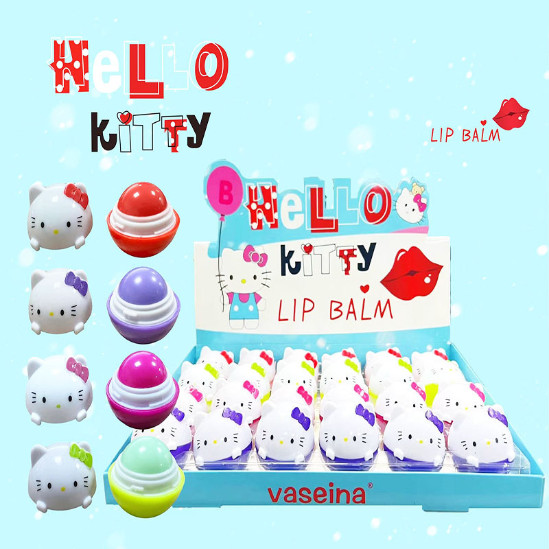 Nuevo Comercio exterior transfronterizo macaron color de dibujos animados para niños hidratante bálsamo labial incoloro bálsamo labial en stock