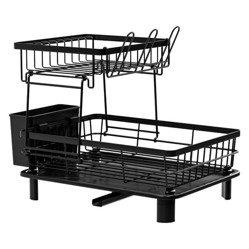 Cocina de drenaje de platos estante de almacenamiento palillos domésticos cuchillos y tenedores artículos de cocina de almacenamiento taza de platos estante de drenaje de platos