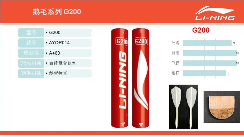李寧バドミントンg 100/g 300/g 200フォアグラc 10鴨毛g 600/30飛行安定防風ボール|undefined