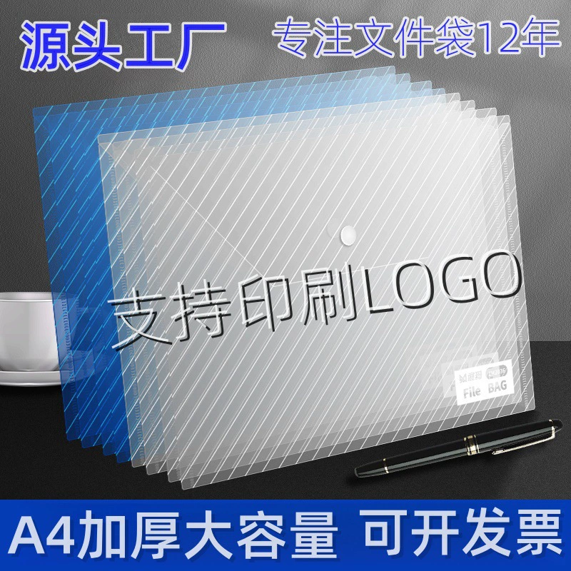 Files bag for folders, capacious storage bag for documents, custom-made, increased thickness