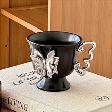 一件代发咖啡杯一杯一碟创意高颜值马克杯批发陶瓷水杯