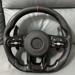 Suitable for Mercedes-Benz AMG carbon fiber 809 steering wheel assembly modification for glkac260e300ls-class, from old to new model