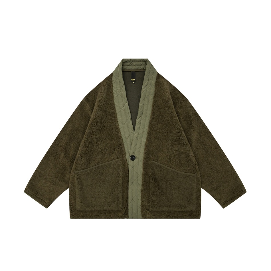 IGIO autumn and winter new trend Taoist robe cardigan men's loose top jacket PL829_voghion.com