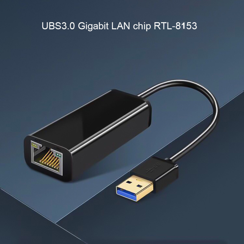 New USB 3.0 Gigabit Ethernet Adapter 1000M Desktop Notebook USB Electric Port Network Card
