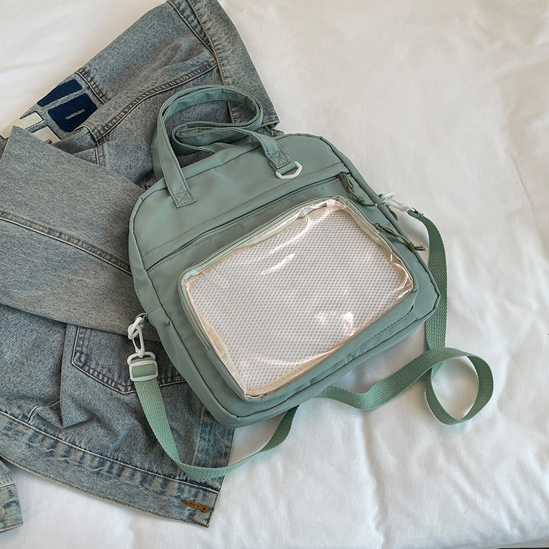 Bolsa de hombro japonesa de alto valor para mujeres 2024 otoño nuevo estilo en la universidad viento gran capacidad bolsa de mano
