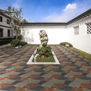 美式乡村莱姆石瓷砖600X600户外庭院露台花园酒店地砖防滑仿古砖-阿里巴巴