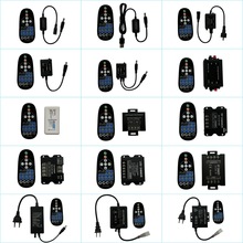 LED单色低压高压灯条灯带调光控制器 无线RF23键发光字单色调光器