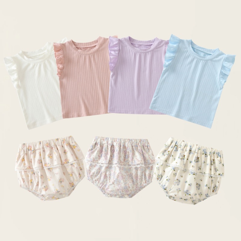 24 Summer Ins Style Infant First Birthday Clothes Baby Outing Pants A Type Thin Children's Pants 