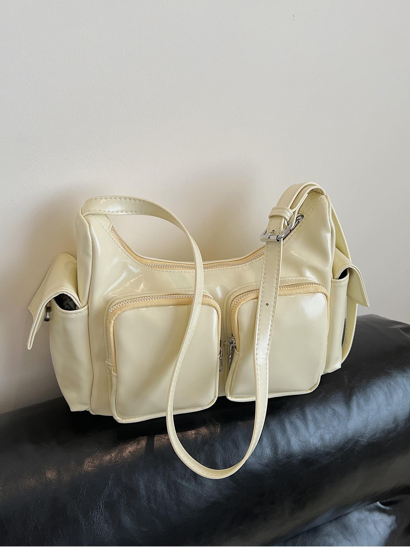 Bolso retro de tendencia transfronteriza para mujeres 2025, nuevo nicho de bolso de locomotiva universal, mochila de textura de alta calidad