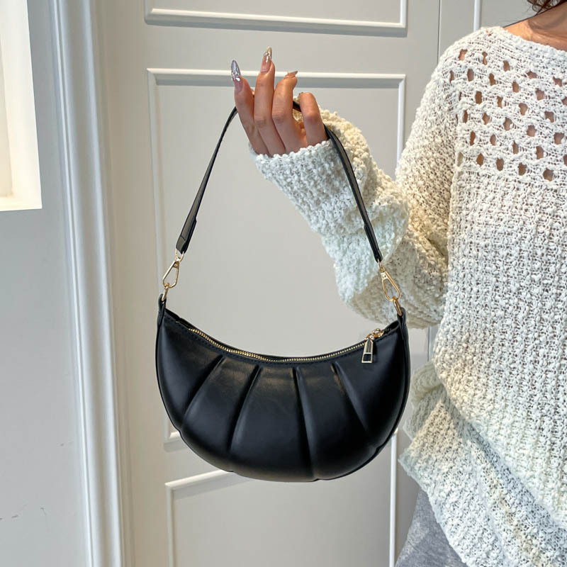 Bolsas populares de cor de toro de color sólido Casual 2025, bolsas de hombro de viaje de moda de otoño de nuevo estilo